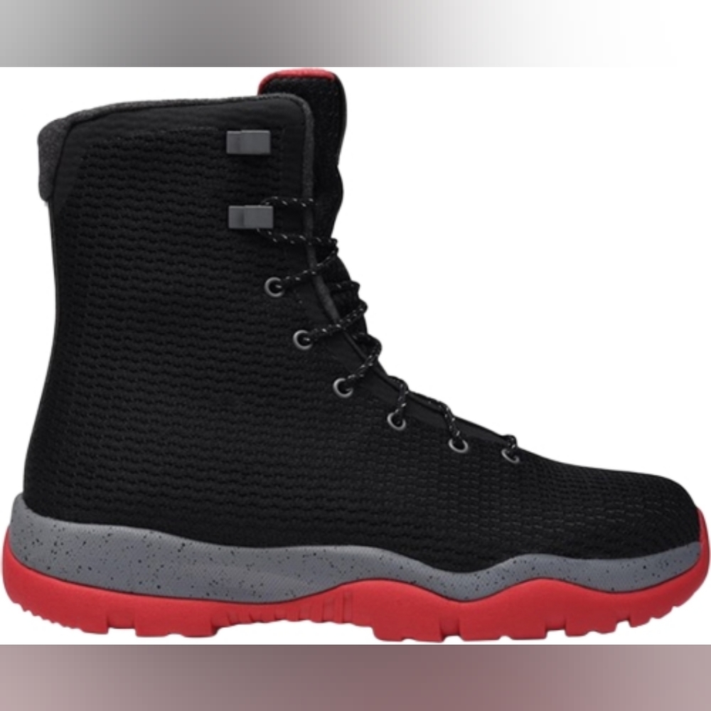 Jordan Future Boot Black Grey Red Size 12